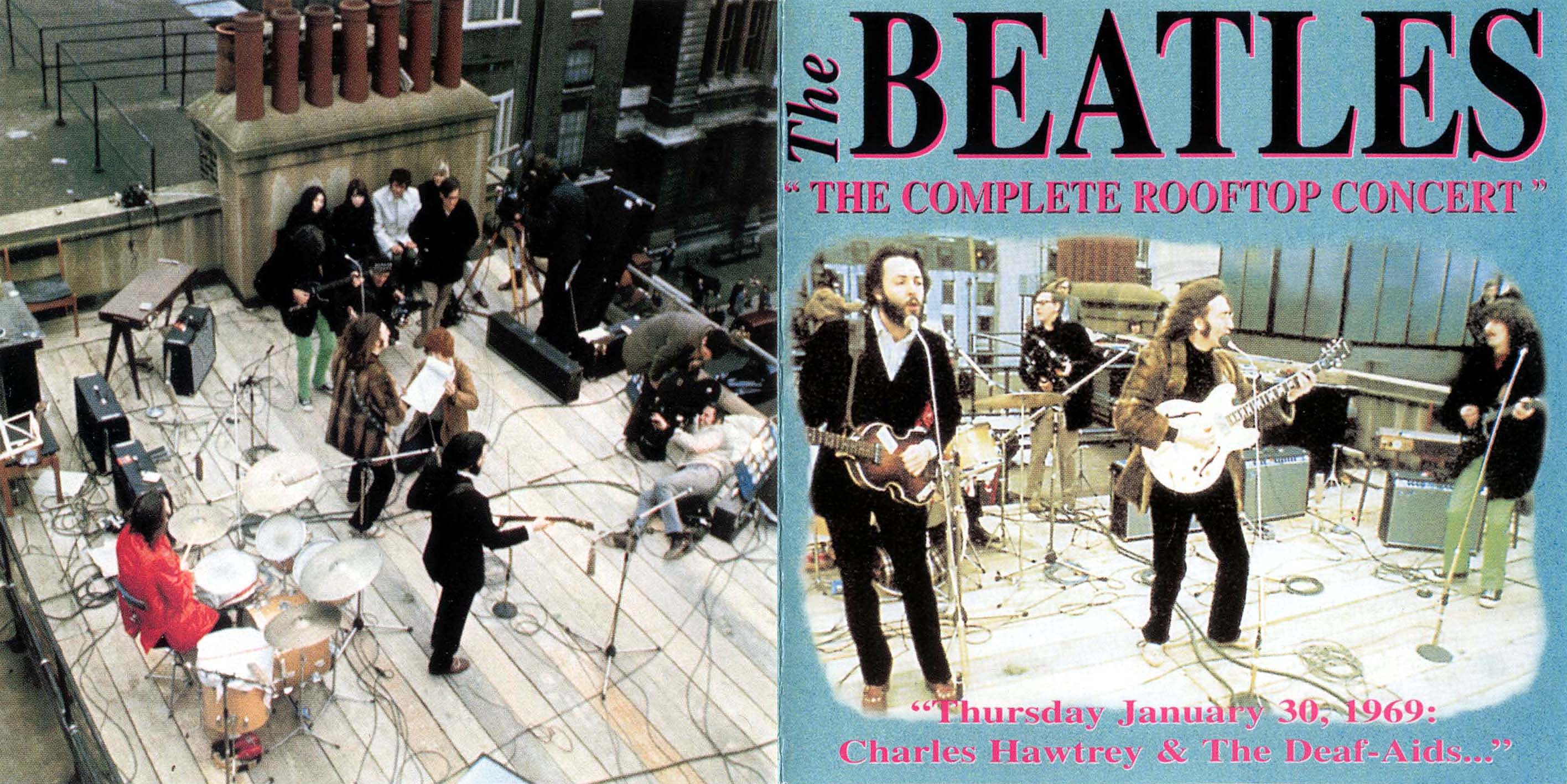The Beatles Get Back Rooftop Concert.