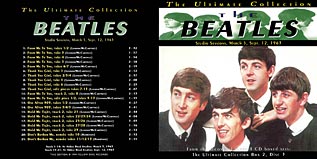 CD Studio Sessions, March 5, Sept. 12, 1963: gatefold front