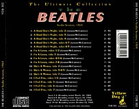 CD Studio Sessions, 1964: back cover