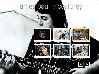 James Paul McCartney: chapters menu
