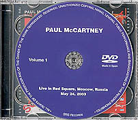 Live in Red Square, Russia, Moscow. May 24, 2003 (2DVD set): discs