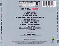 Let It Be... NAKED: back cover