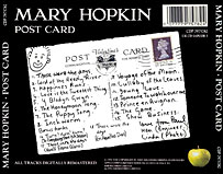 MARY HOPKIN: Post Card (back cover)