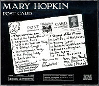 MARY HOPKIN: Post Card (factory CD-R back)