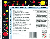 Venus And Mars Outtakes Are Alright Tonight: CD2 back cover